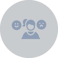 Bipolar Creative Icon Design vector