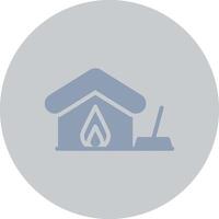 Fire Damage Cleaning Creative Icon Design vector