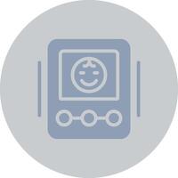 Baby Monitor Creative Icon Design vector