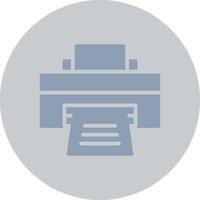 Printer Creative Icon Design vector
