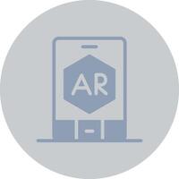 Ar App Creative Icon Design vector