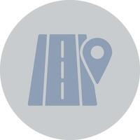 Road Location Creative Icon Design vector