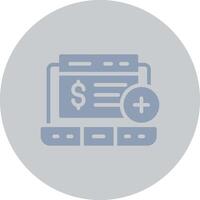 Bank Account Creative Icon Design vector