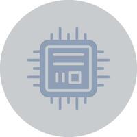 Microchip Creative Icon Design vector