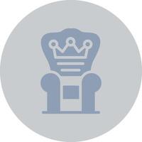 Throne Creative Icon Design vector