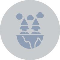 Green Environment Creative Icon Design vector