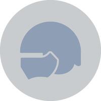 Helmet Creative Icon Design vector