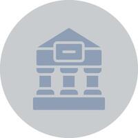 Greek Temple Creative Icon Design vector