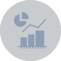 Statistical Analysis Creative Icon Design vector