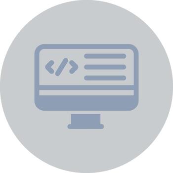 web programación creativo icono diseño vector