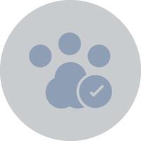 Pet Friendly Creative Icon Design vector