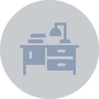 Study Table Creative Icon Design vector