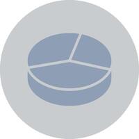 3D Pie Creative Icon Design vector