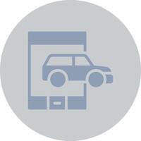 Call Taxi Creative Icon Design vector