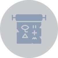 Hieroglyph Creative Icon Design vector