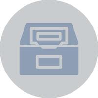 Files Box Creative Icon Design vector