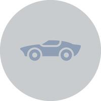 Sports Car Creative Icon Design vector