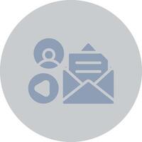 Mail Advertising Creative Icon Design vector