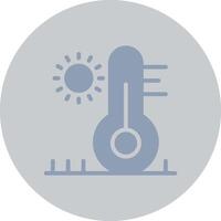 High Temperature Creative Icon Design vector