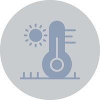 High Temperature Creative Icon Design vector