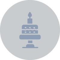 Birthday Cake Creative Icon Design vector