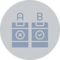 AB Testing Creative Icon Design vector