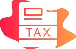 TAX Creative Icon Design vector