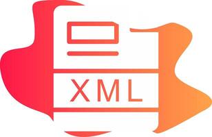 XML Creative Icon Design vector