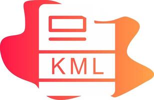 KML Creative Icon Design vector