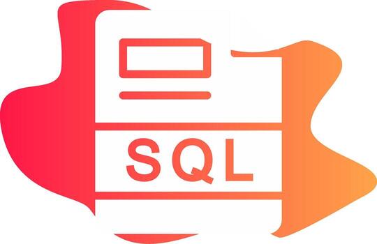SQL Creative Icon Design vector