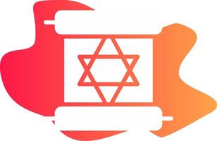 Scroll torah Creative Icon Design vector