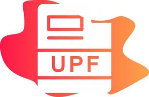 UPF Creative Icon Design vector