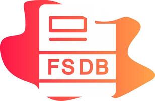 FSDB Creative Icon Design vector