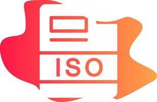 ISO Creative Icon Design vector