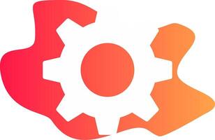 Cog Creative Icon Design vector