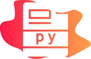 py Creative Icon Design vector