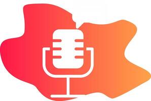 Podcast Creative Icon Design vector