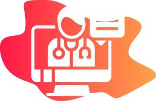 Telemedicine Creative Icon Design vector