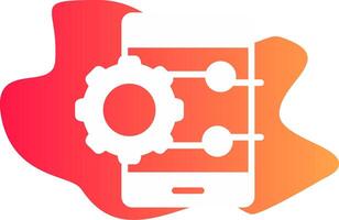 Project Management App Creative Icon Design vector