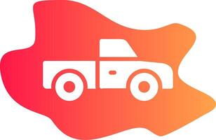 Pickup Truck Creative Icon Design vector