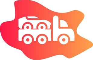 Tow Truck Creative Icon Design vector