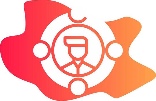 User Centered Creative Icon Design vector