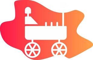 Mars Rover Creative Icon Design vector
