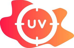 Uv Creative Icon Design vector