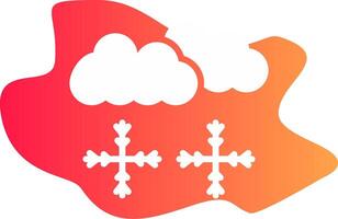 Snowy Creative Icon Design vector