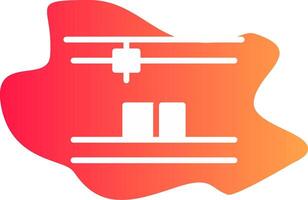 3D Printing Creative Icon Design vector