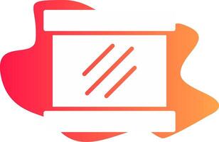 Mirror Creative Icon Design vector