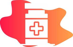 Pills Creative Icon Design vector