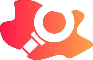 Magnifying Creative Icon Design vector