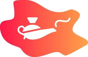 Magic Lamp Creative Icon Design vector